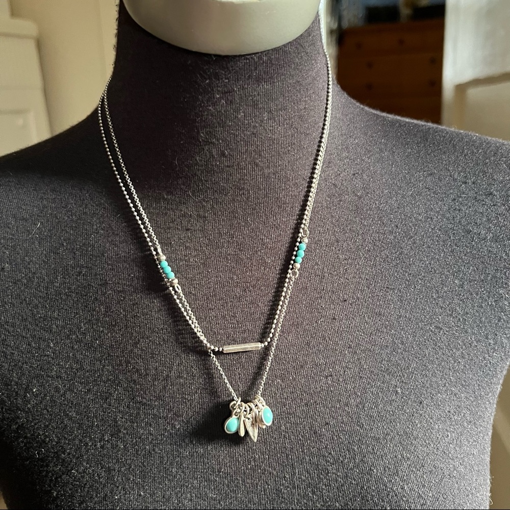 Lucky Brand Turquoise Necklacd